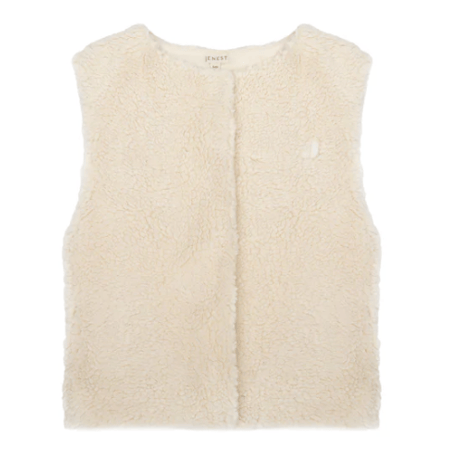 【JENEST】JESSI SHERPA VEST - ECRU