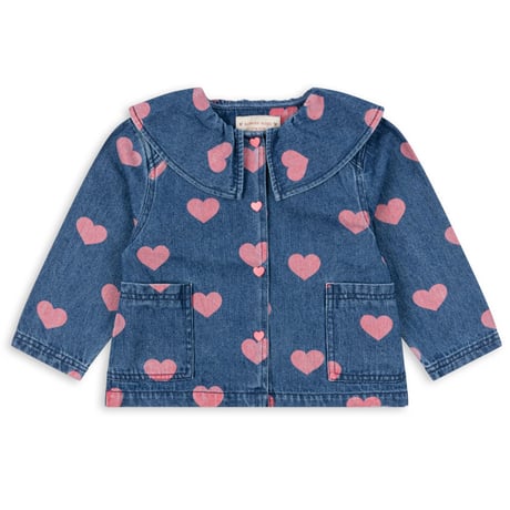 【Konges Sløjd】MAGOT DENIM SHIRT GOTS - BON COEUR PINK