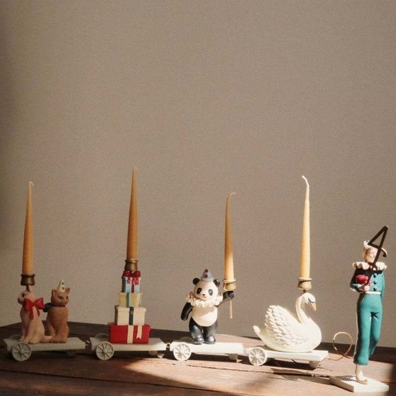 BIRTHDAY TRAIN CLOWN COEUR - MULTI | yonka