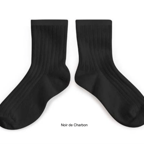 【Collégien】La Mini Ribbed Ankle Socks