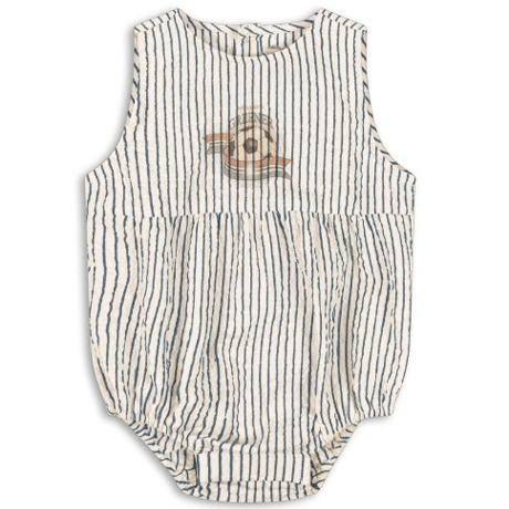 【Konges Sløjd】ELLIOT ROMPER GOTS - STRIPE BLUIE