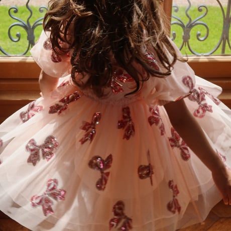 【Konges Sløjd】YVONNE SLEEVE DRESS - BELLA BOW