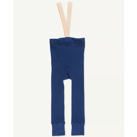 【mile】kids' leggings with braces - deep blue