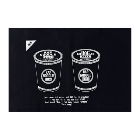 RAP NOODLE  L/S Shirt /  Black