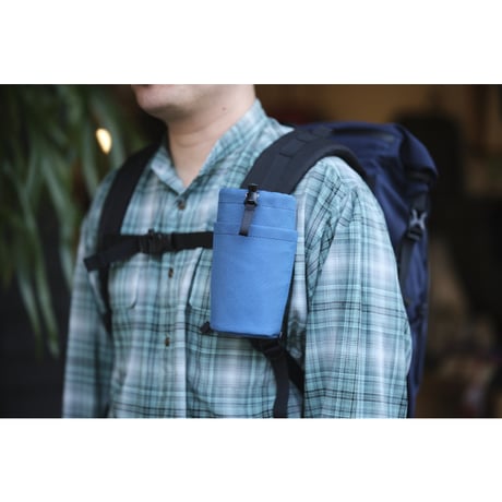 Bottle holder (Fawn Beige/Mustard/Blue)