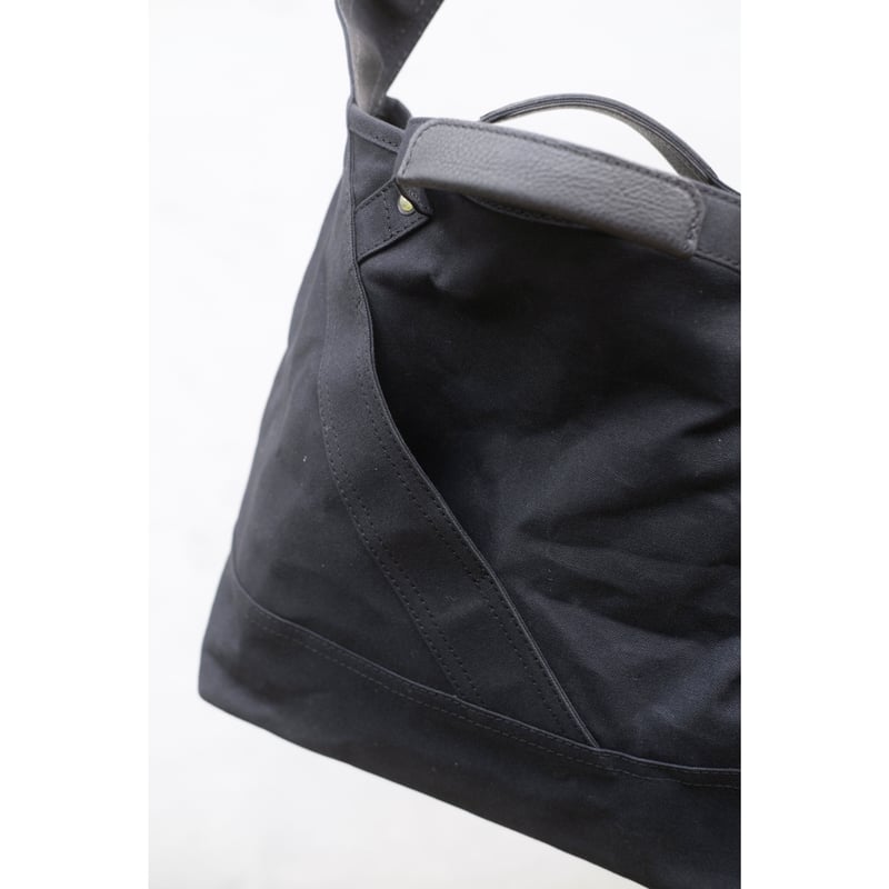 ショルダーバッグ ripa gron L size (Black/leather handle) gron L size (col:Black/leather handle) | ripa