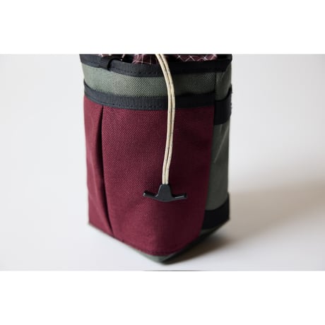 Square stem bag (CORDURA/Gray-Wine)