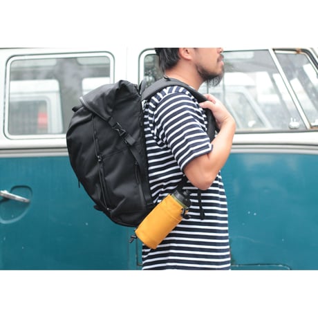 Bottle holder (Fawn Beige/Mustard/Blue)