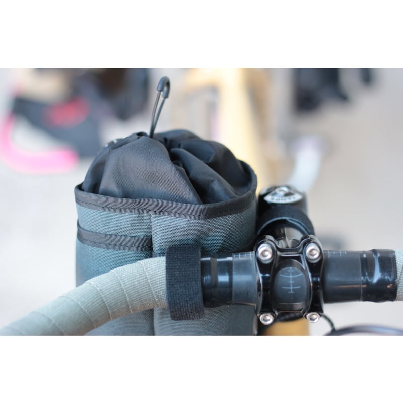 うどん粉フレームバッグ Square stem bag (X-PAC/Graphite) | ripa