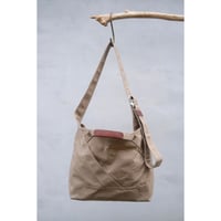 gron L size (col:Beige/leather handle)