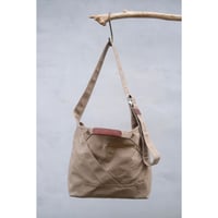 gron L size (Beige/leather handle)