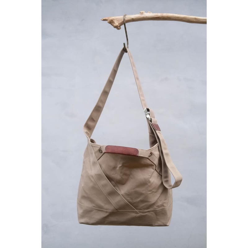 gron L size (Beige/leather handle) | ripa