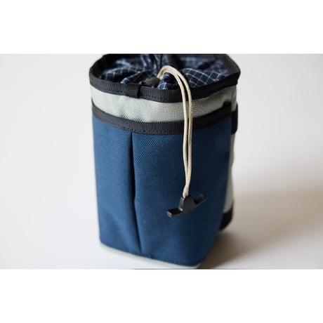 Square stem bag (CORDURA/Lightgray-Navy)