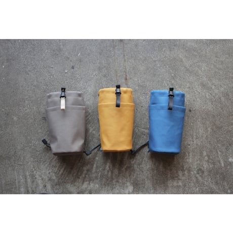 Bottle holder (Fawn Beige/Mustard/Blue)
