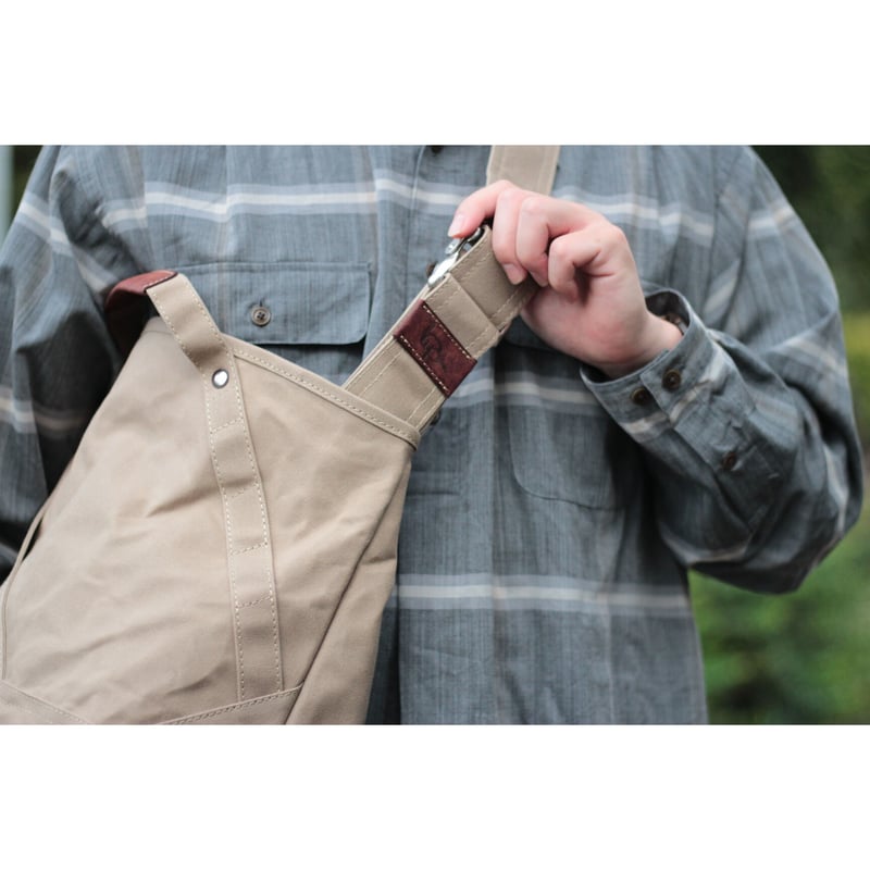 gron L size (Beige/leather handle) | ripa