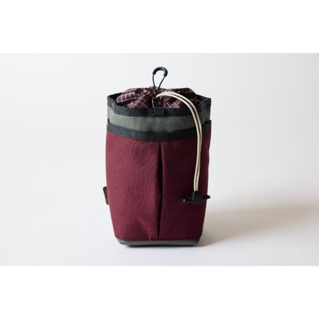 Square stem bag (CORDURA/Gray-Wine)