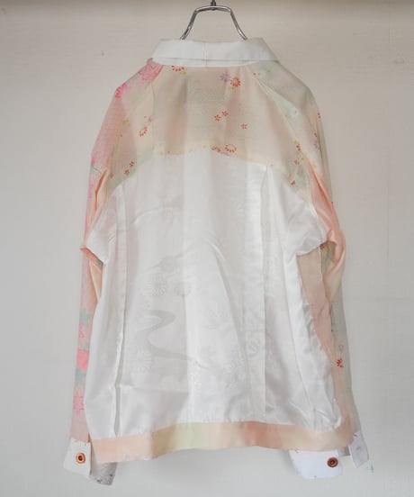 《nisai × soma komatsuno》"遥か彼方の花" Patchwork mods coat, Rebuild by KIMONO