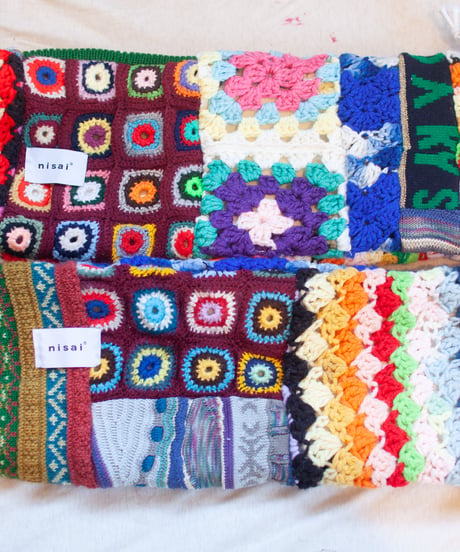 "つぎはぎのアームニット／レッグウォーマー 第五十五色" Arm Knit/Leg Warmers, Rebuild by vintages