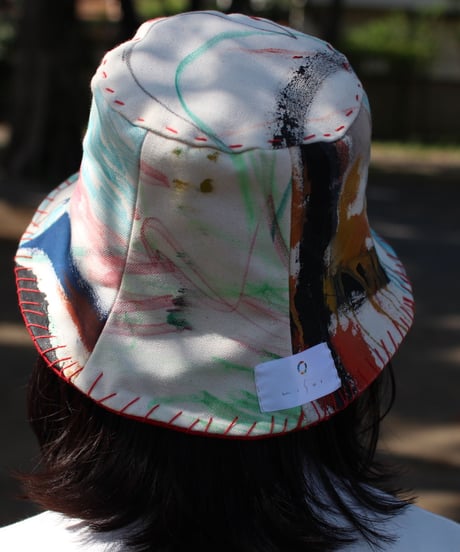 【nisai × daisuke kondo】”遊びと色の果て” After Painting Play Hat / 003