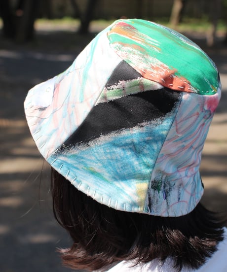【nisai × daisuke kondo】”遊びと色の果て” After Painting Play Hat / 004