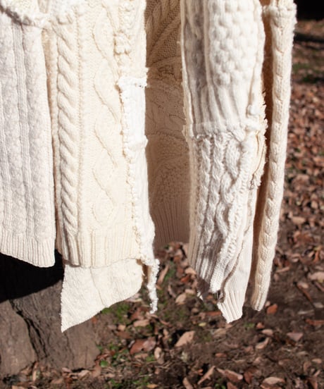 "白昼夢" Daydream over knit, Rebuild by vintages