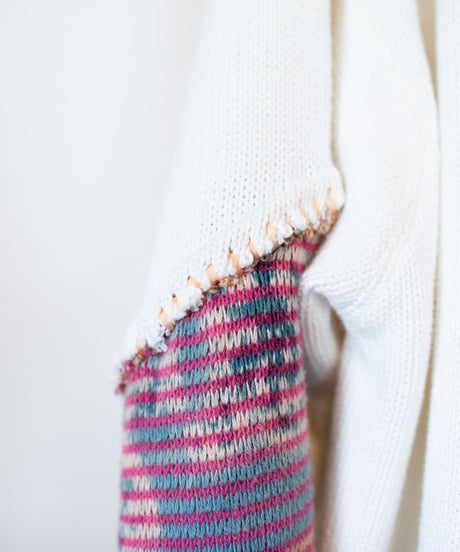 "星見草" chrysanthemum long-knit, Rebuild by vintages