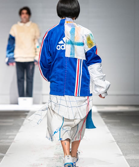 "純真異装交遊" pure and playful jersey, reconstructed from mix vintages