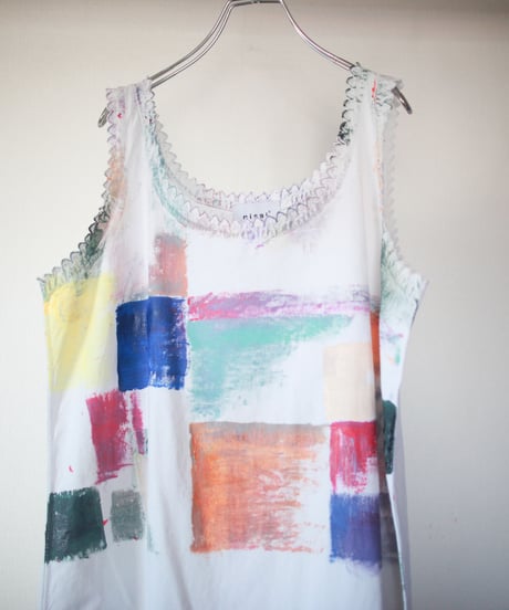 "許すこと" to forgive, Hand-painted based on French One-piece