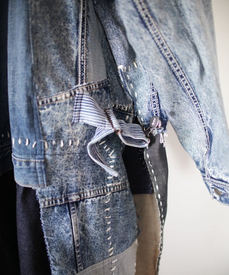 "遊装（遊びに出かける為のデニムコート）" Play clothes (denim coat for going out to play) , rebuild by vintages