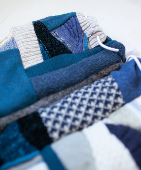 "つぎはぎのアームニット／レッグウォーマー 第四十一色" Arm Knit/Leg Warmers, Rebuild by vintagess