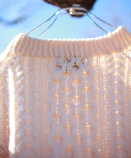 "あの日、青かっただけのニット・セーター 2022年式" Past blue knit, Rebuild by vintages