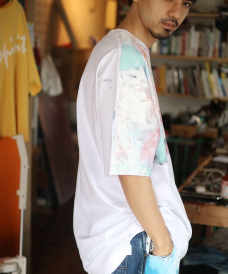 "六月の色彩交遊 第一色" Hand painted color T-shirts