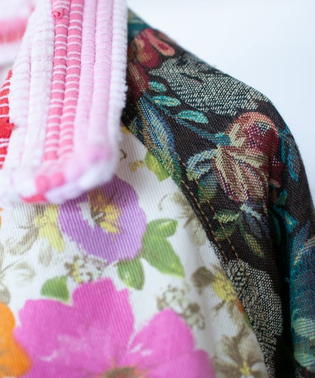 《nisai × soma komatsuno》"恋をしてる" Patchwork oversized jacket, Rebuild by vintage denims
