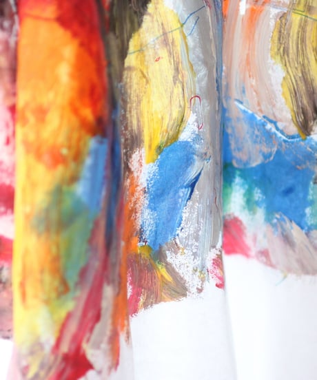 "六月の色彩交遊 第六色" Hand painted color T-shirts