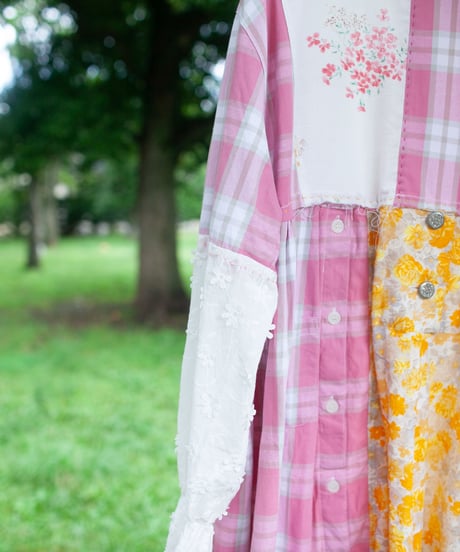"咲きはじめ" beginning to bloom dress, Rebuild by vintages