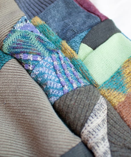 "つぎはぎのアームニット／レッグウォーマー 第二十三色" Arm Knit/Leg Warmers, Rebuild by vintages