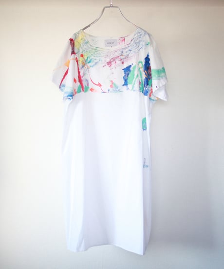 "強く儚い色たち" strong and fleeting colors, Hand-painted based on French One-piece