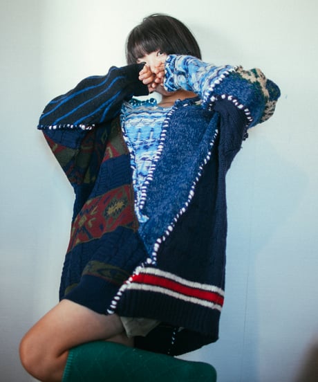 "惑星" planet knit, Rebuild by vintages