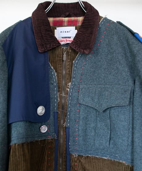 "非戦のトレンチジャケット" no war trench jacket, Rebuild by vintages