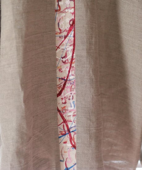《0＜nisai+α≦Y》 three button shirt jacket / Russian linen