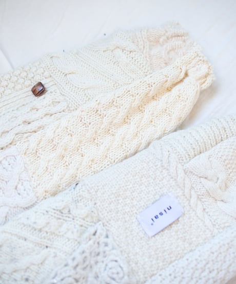 "つぎはぎのアームニット／レッグウォーマー 第四十色" Arm Knit/Leg Warmers, Rebuild by vintagess