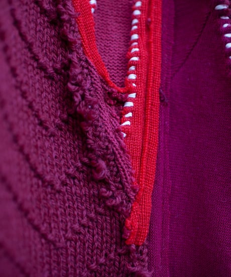 "乙女の日常" life of a girl long-knit, Rebuild by vintages