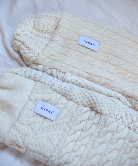 "つぎはぎのアームニット／レッグウォーマー 第四十八色" Arm Knit/Leg Warmers, Rebuild by vintagess
