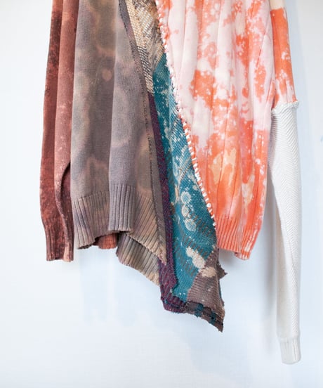 "夢の中の花" flowers in dreams knit, Rebuild by vintages