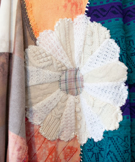 "昇花" sublimation knit, Rebuild by vintages