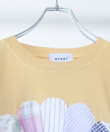 "私だけの花のロンT / 第十色" my own flower longlong-sleeved T-shirt, Rebuild by vintages