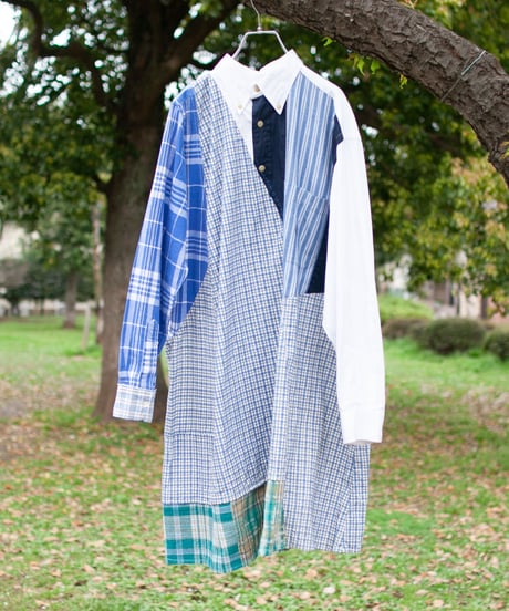 "世界の果てで見た青" The blue dress I saw in Portugal, Rebuild by vintages
