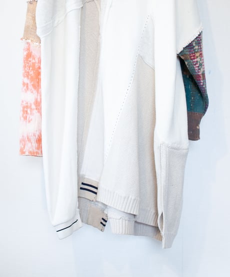 "星見草" chrysanthemum long-knit, Rebuild by vintages