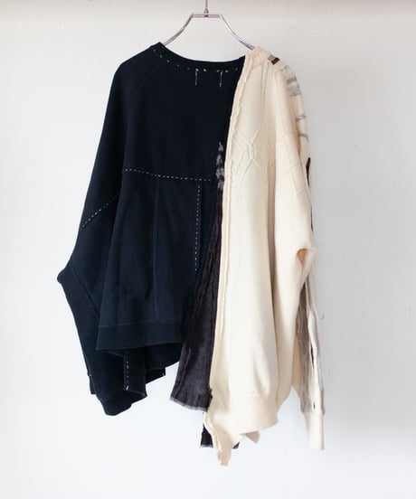 "半信半疑" skeptical pullover, Rebuild by vintages
