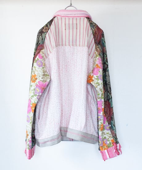 《nisai × soma komatsuno》"恋をしてる" Patchwork oversized jacket, Rebuild by vintage denims